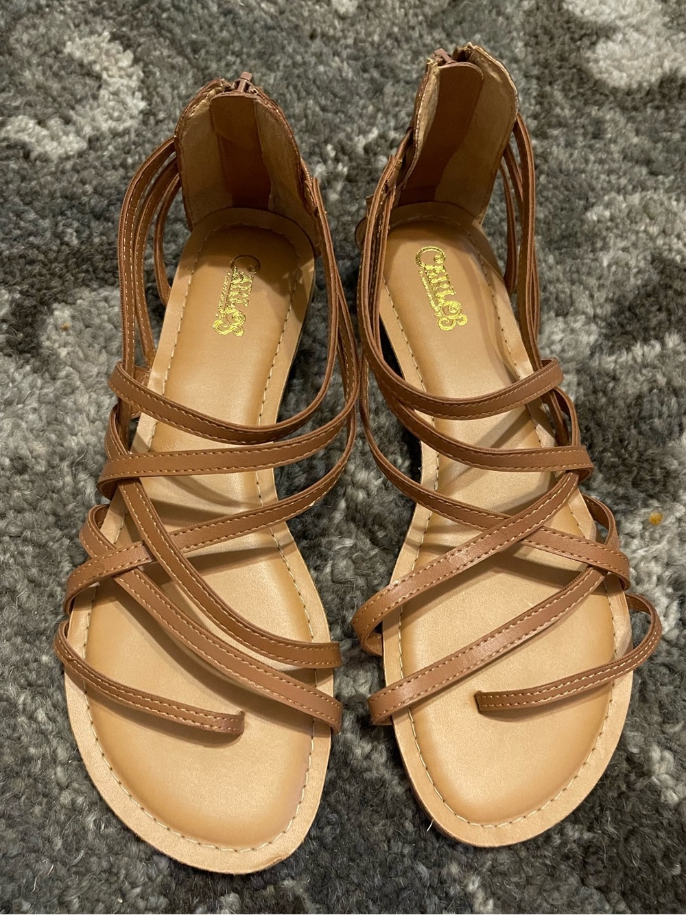 Carlos By Carlos Santana Amara Tan Sandals 8.5M